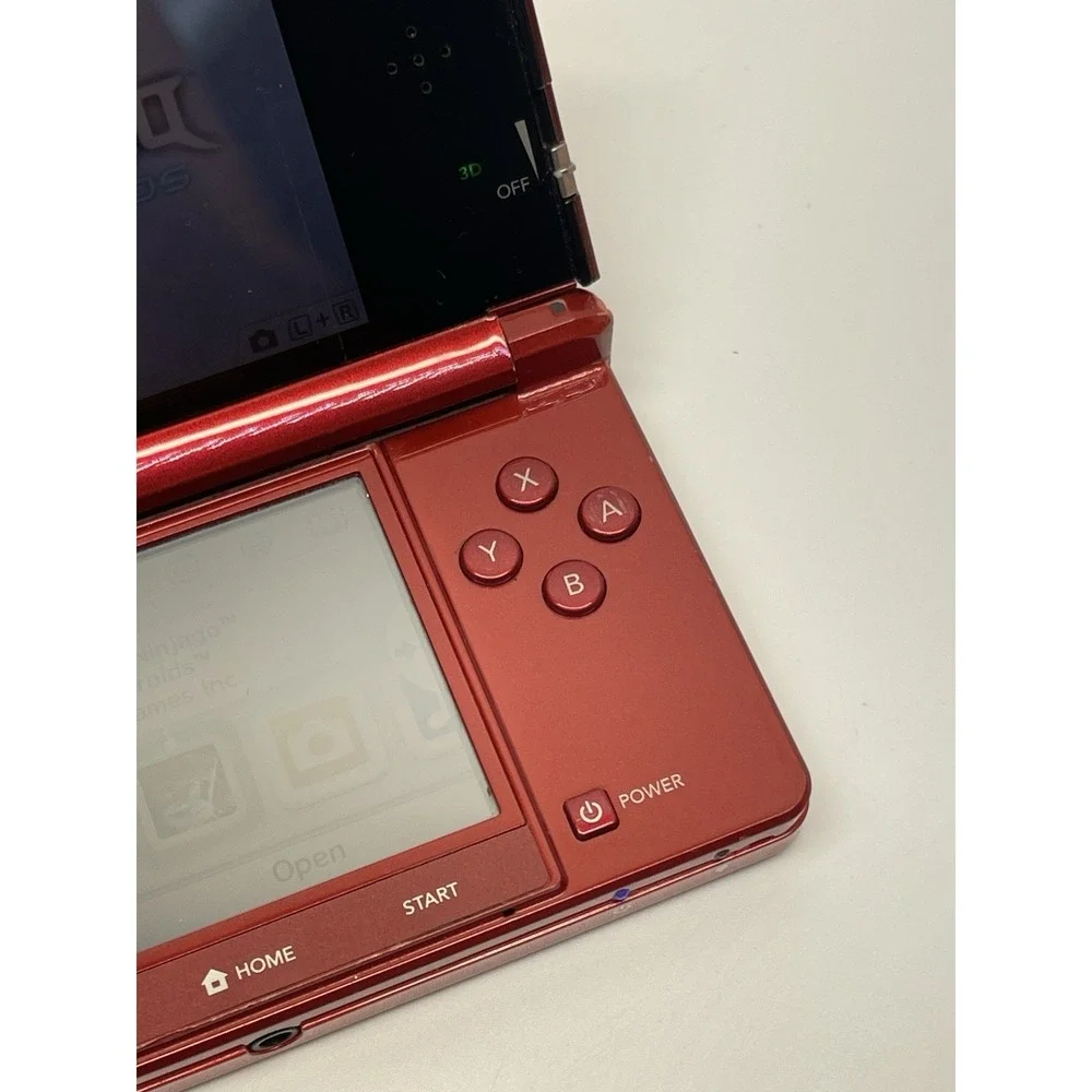 Nintendo 3DS Red Handheld Console Tested Working Excellent Condition